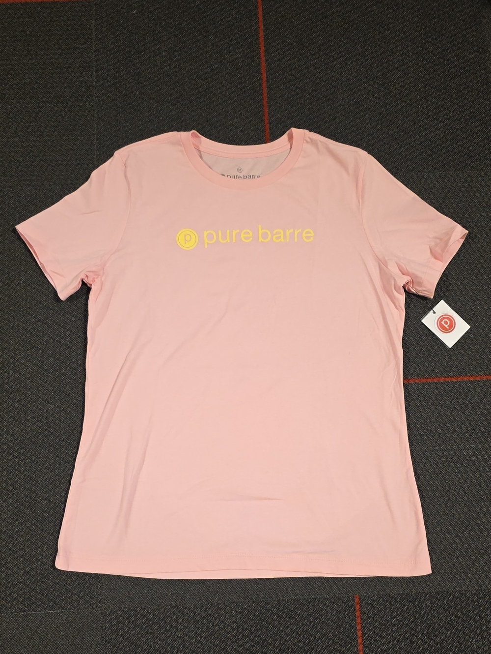 Pure Barre Summer Tee Short Sleeve Pink Size Medium
